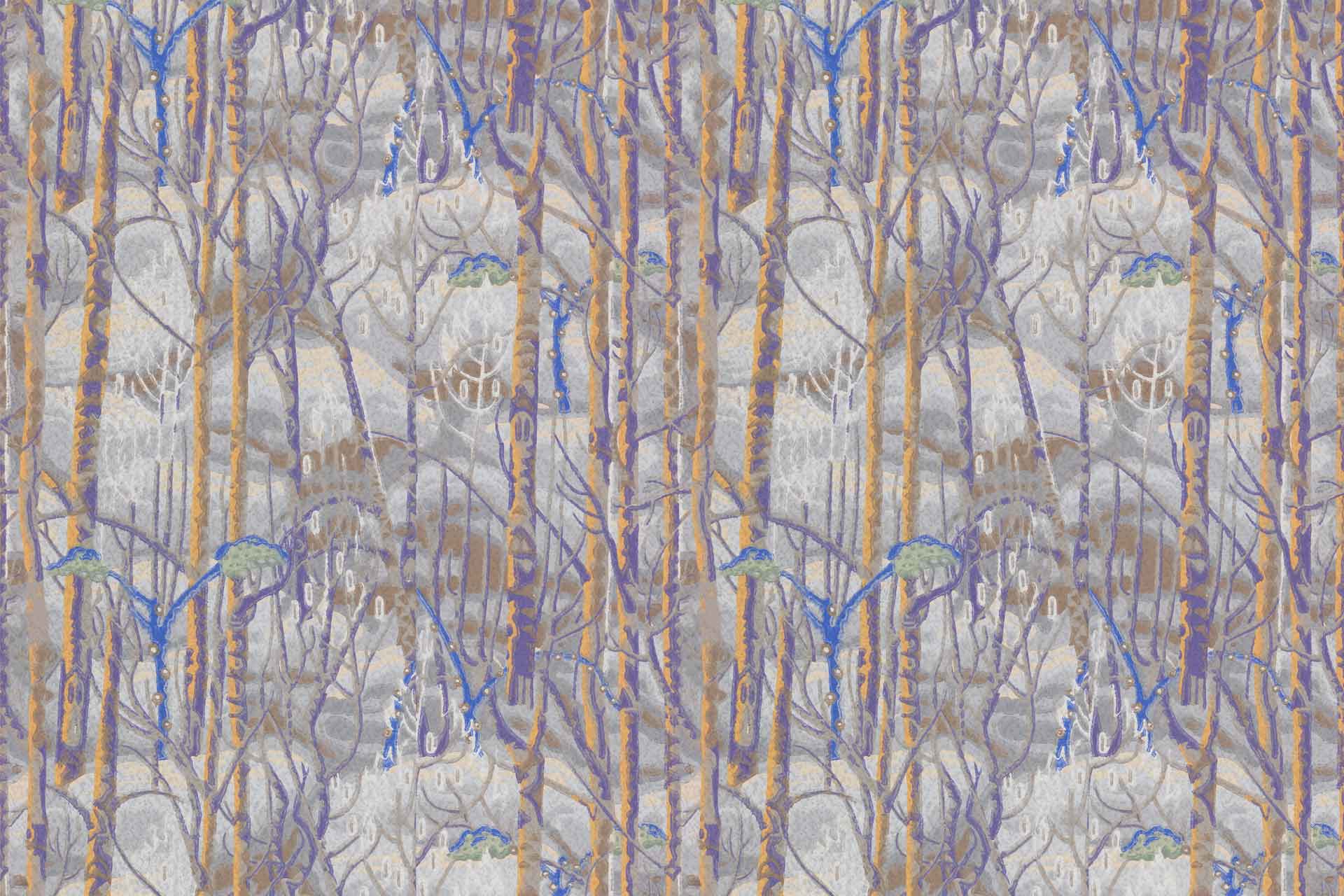 Blue in Birch