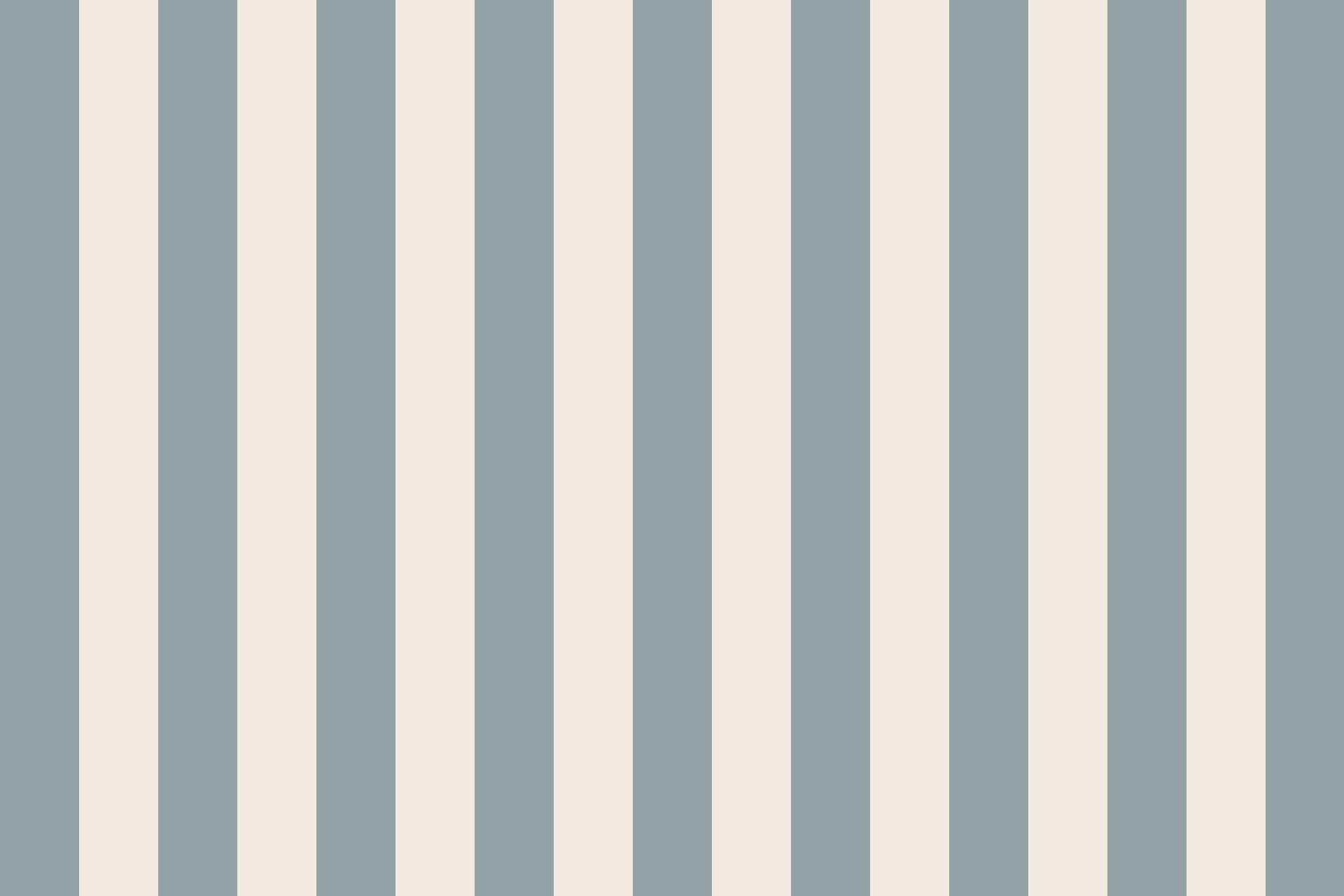 Light Blue & Cream Stripe