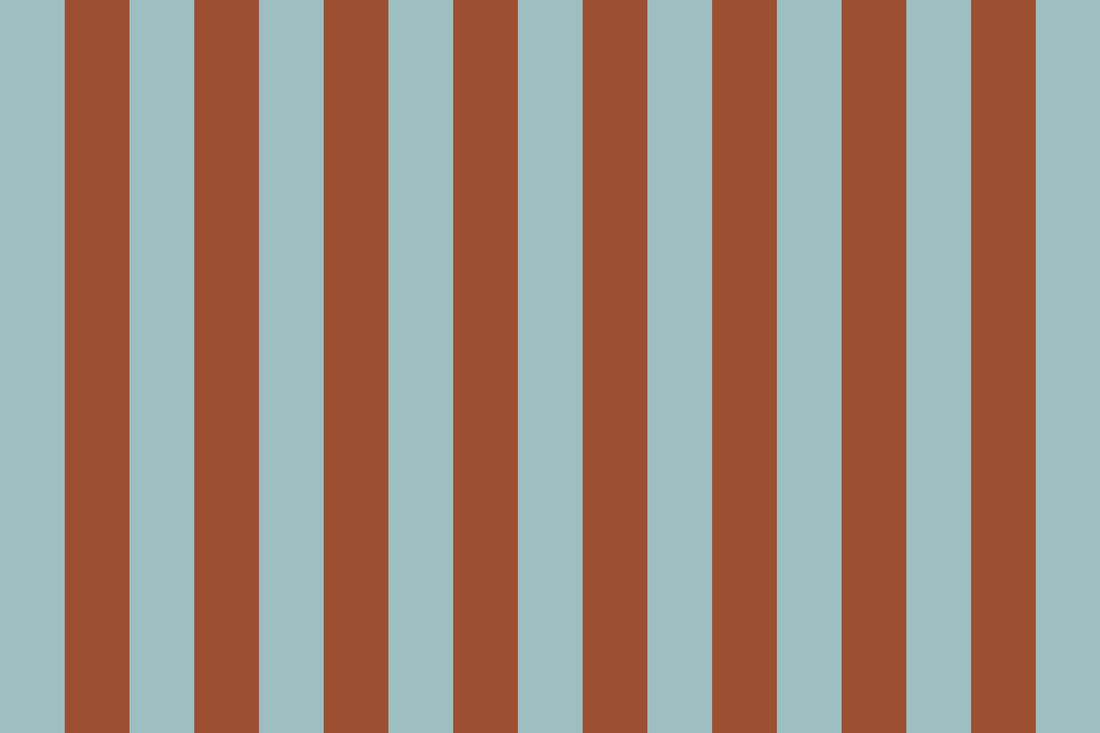 Blue &amp; Copper Stripe