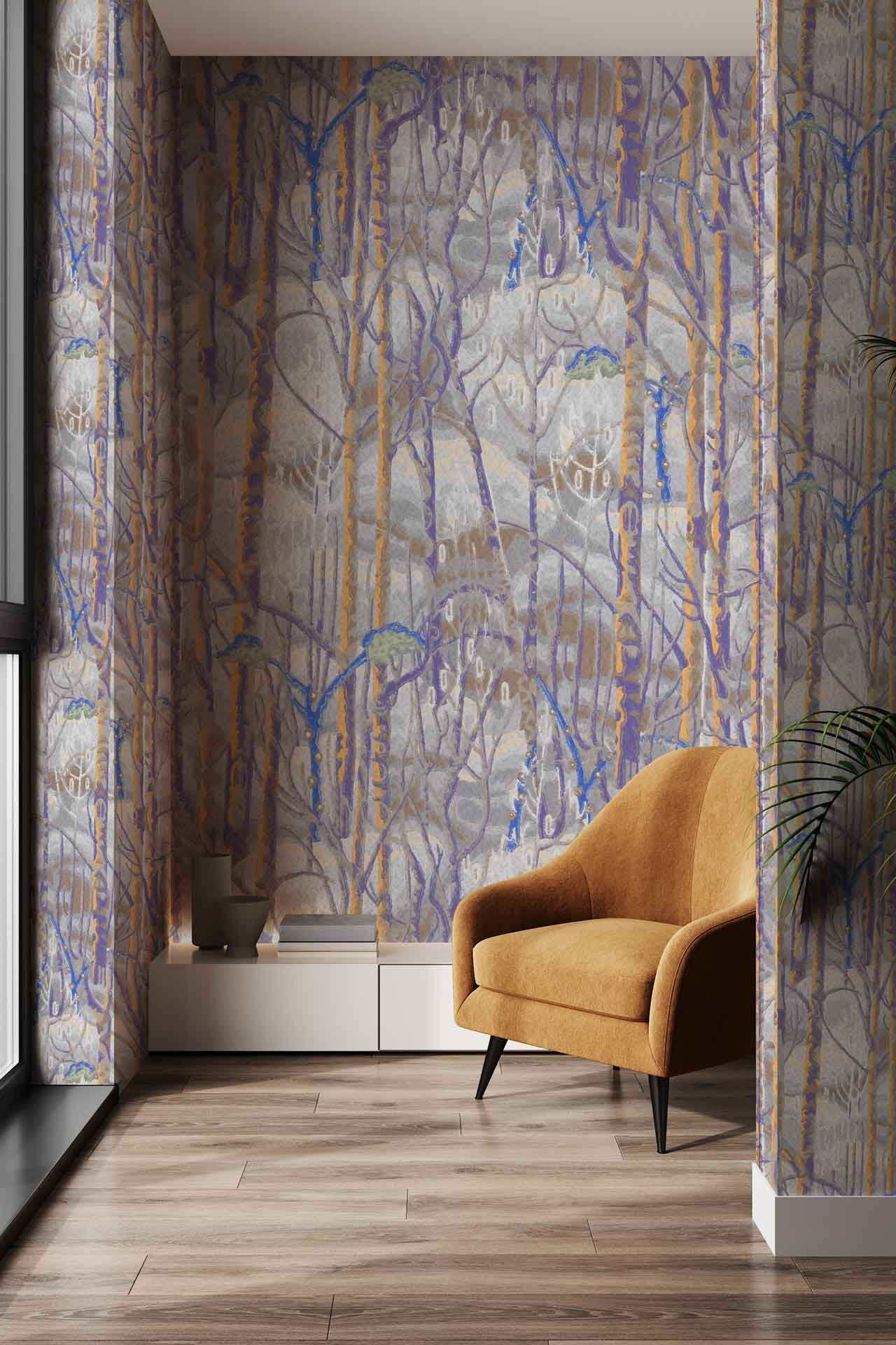 Blue in Birch