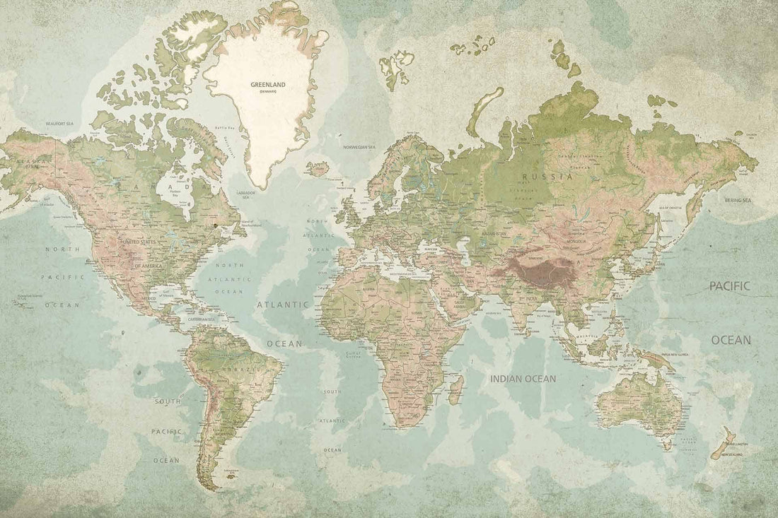 Vintage World Map