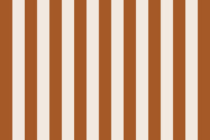 Copper &amp; Cream Stripe