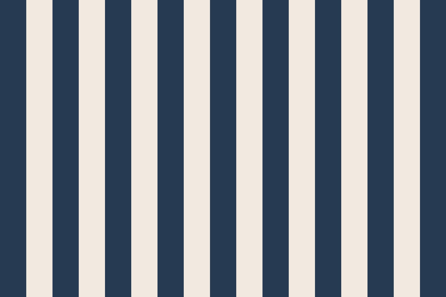 Dark Blue &amp; Cream Stripe