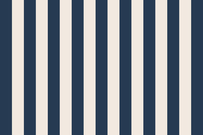 Dark Blue &amp; Cream Stripe