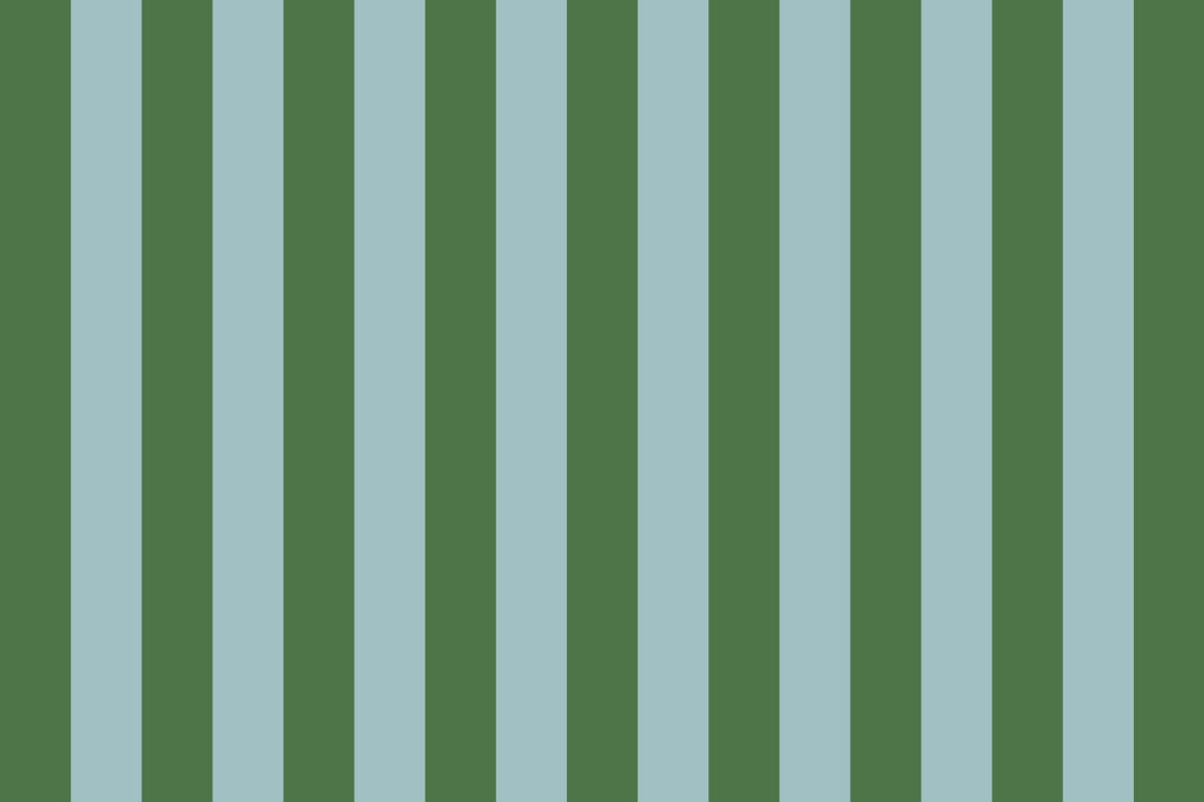 Green &amp; Blue Stripe