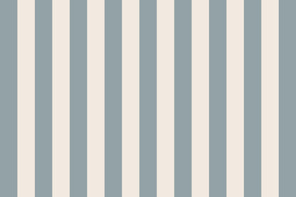 Light Blue &amp; Cream Stripe
