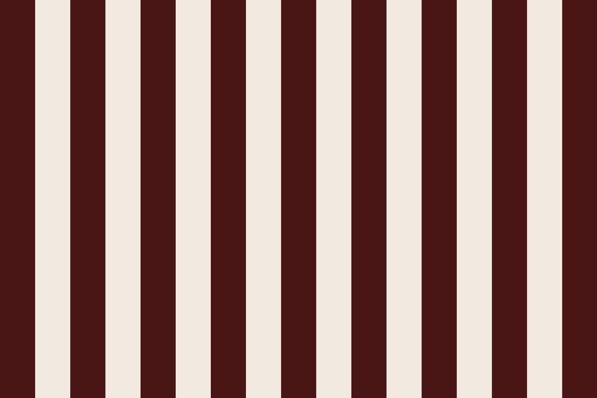 Maroon &amp; Cream Stripe