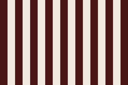 Maroon &amp; Cream Stripe
