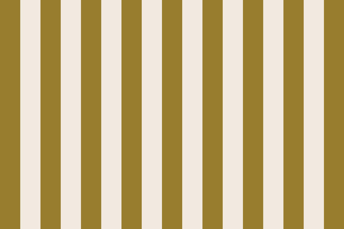 Mustard &amp; Cream Stripe