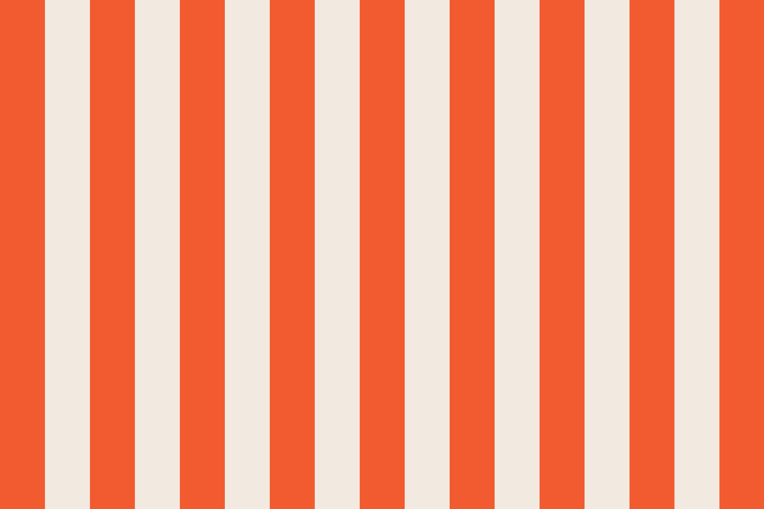 Orange &amp; Cream Stripe
