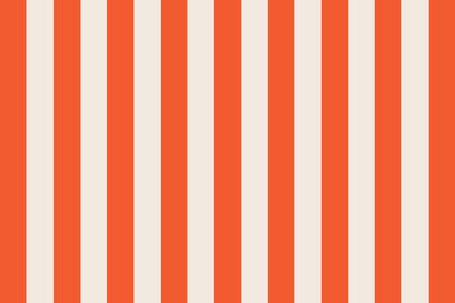 Orange &amp; Cream Stripe