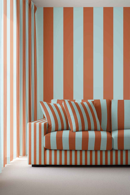 Blue &amp; Copper Stripe