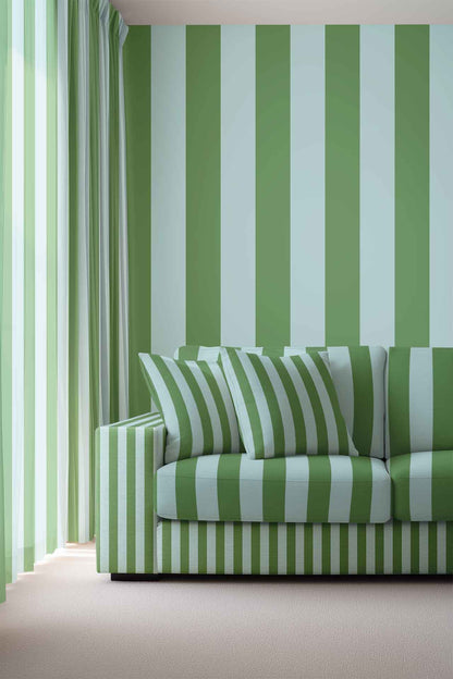 Green &amp; Blue Stripe