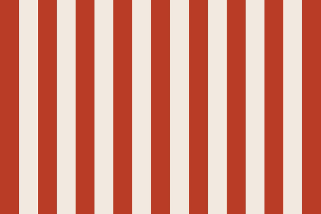 Red &amp; Cream Stripe