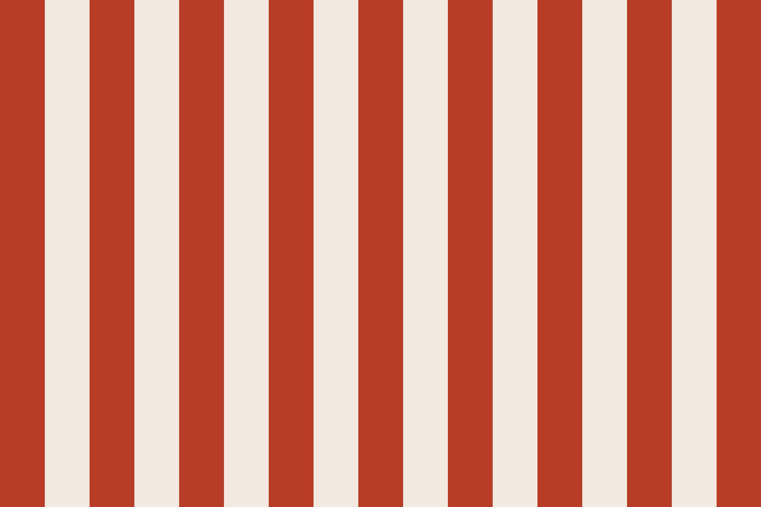 Red &amp; Cream Stripe