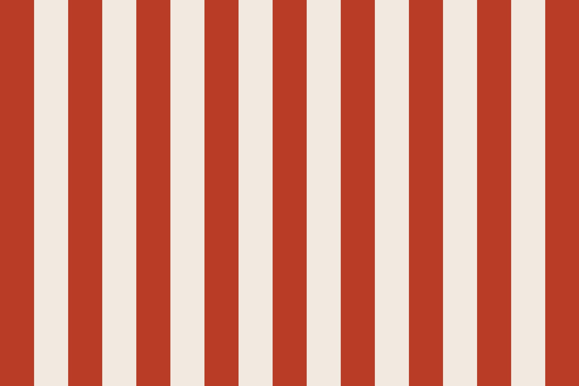 Red &amp; Cream Stripe
