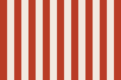 Red &amp; Cream Stripe