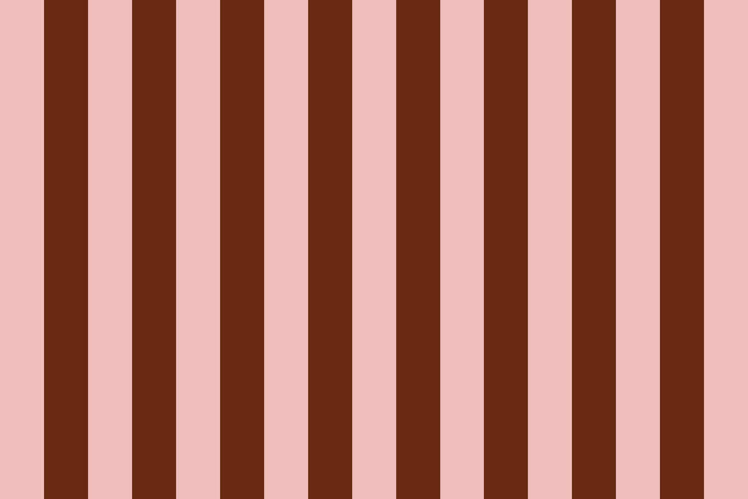 Terracotta &amp; Light Pink Stripe