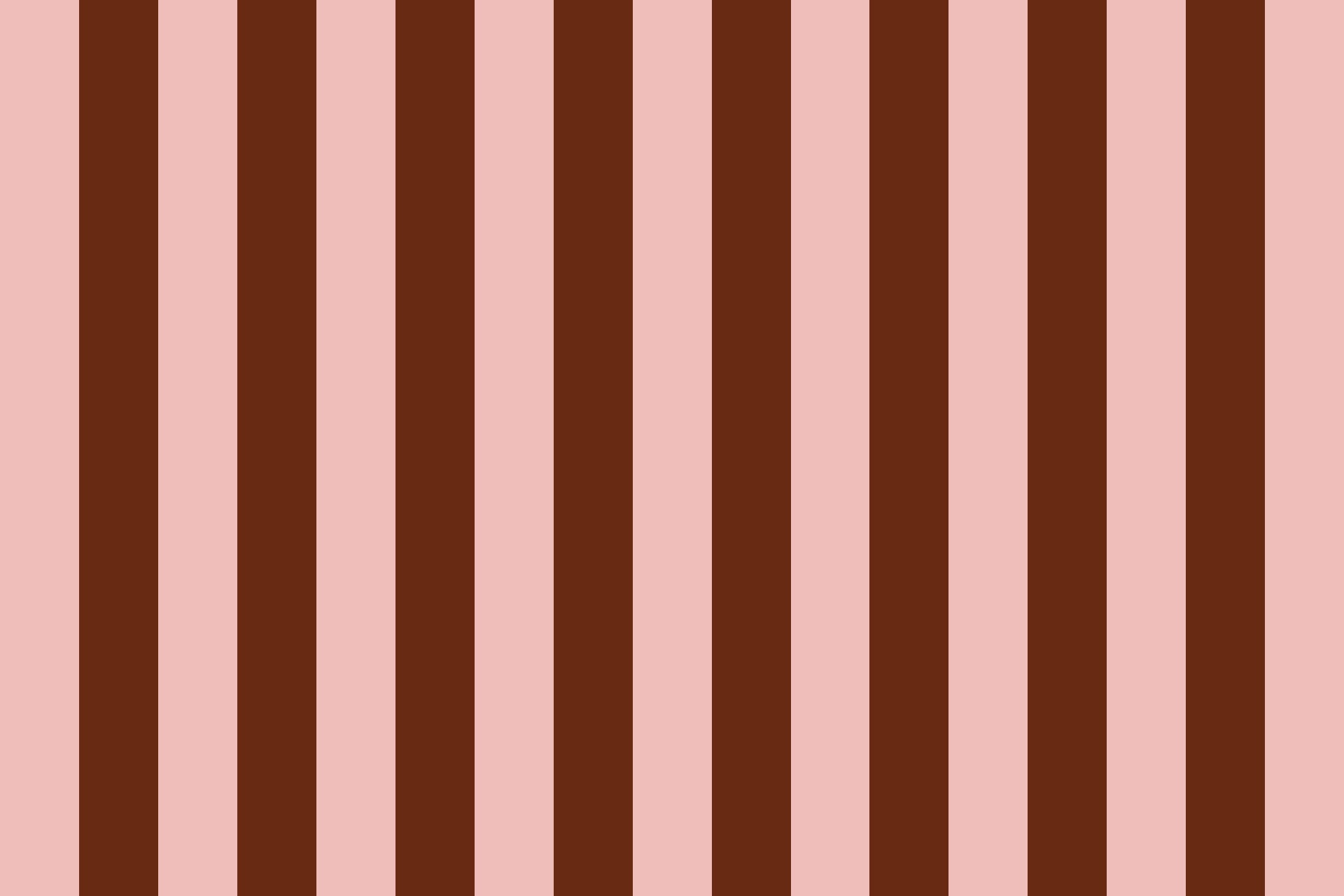 Terracotta &amp; Light Pink Stripe