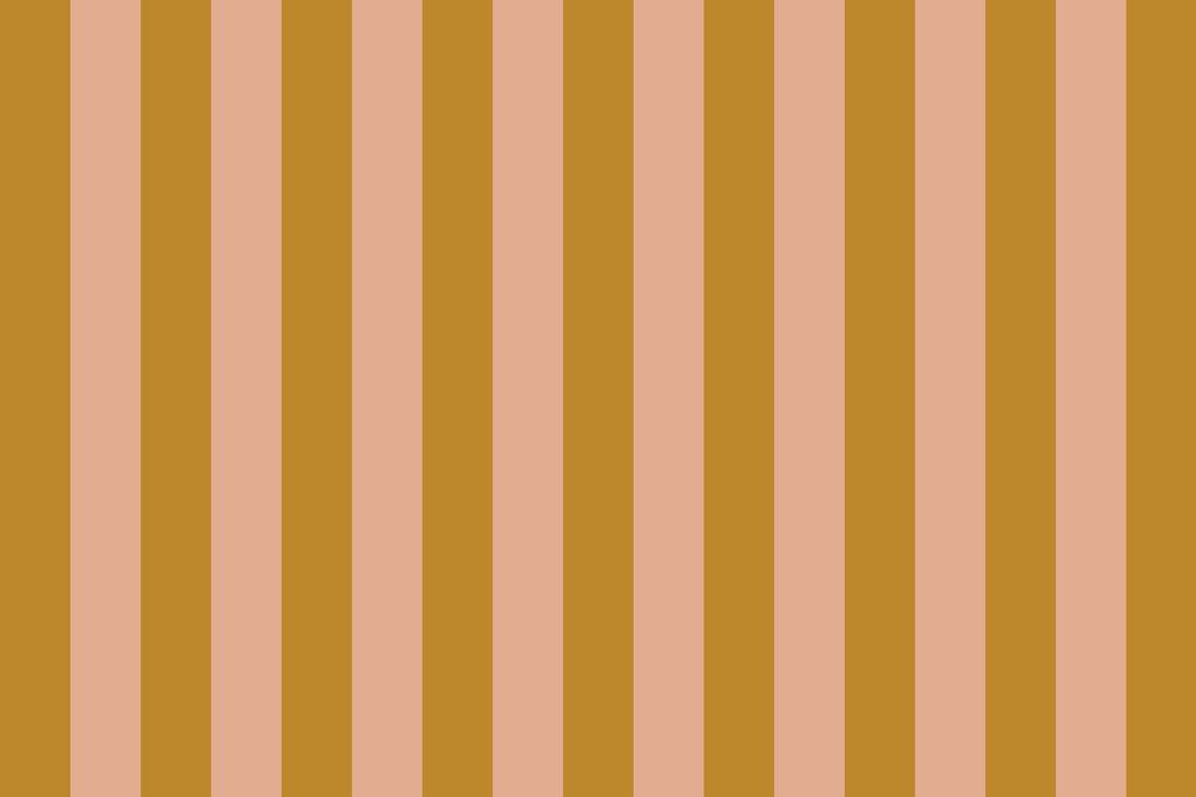 Yellow &amp; Peach Stripe